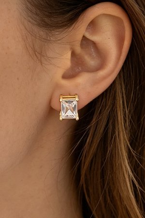 Cubic Crystal Earrings