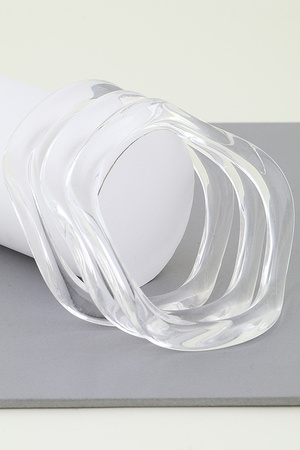 Transparent Ripple Wave Bracelet