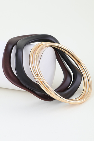 Modern Ripple Cuff Bracelet