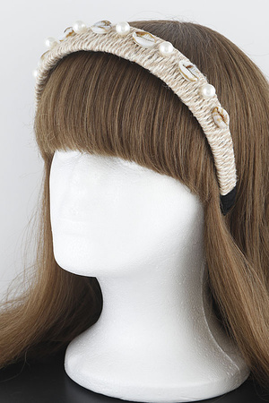 Knitted Seashell Headband