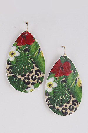 Tropical Teardrop Earrings 9BAC6