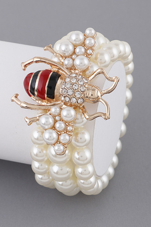 Pearled Killer Bee Bracelet