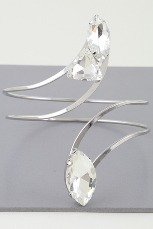 Open Luxury Rhinestone Arm Cuff