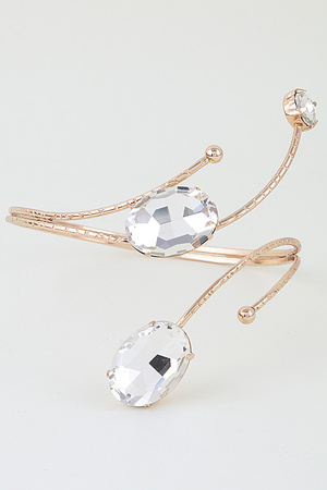 Bejeweled Crystal Arm Cuff