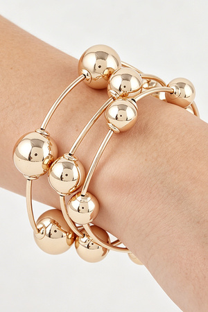 Triple Beaded Bracelet