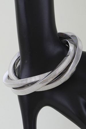 Multi Twist Box Chain Bracelet