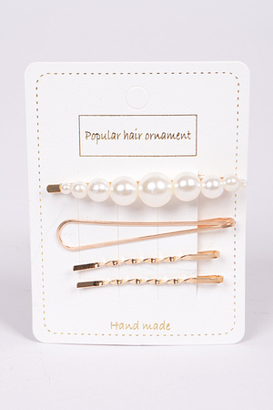 Pearl Twirl Hairpin Set
