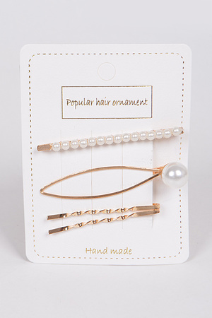 Pearl Twirl Hairpin Set