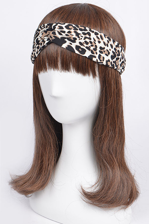 Leopard Print Headband.