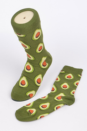 Avocado Green Socks