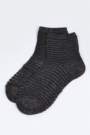 Pinstripe See Through Socks