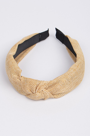 Knotted Fabric Headband.