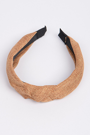 Knotted Fabric Headband.