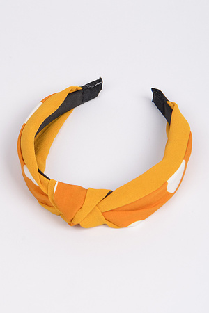 Knotted Dot Fabric Headband