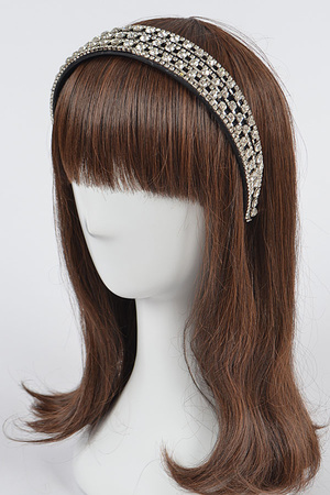 Multi Size Rhinestone Hairband.
