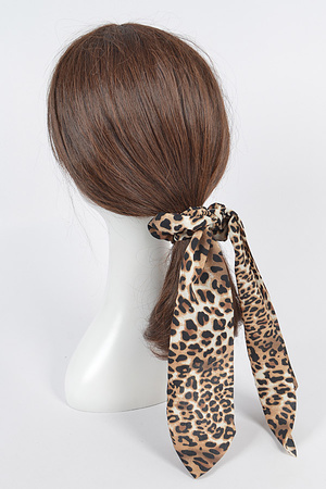 Leopard Print Elastic Hair Tie