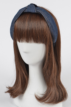 Denim Ribbon Hairband.