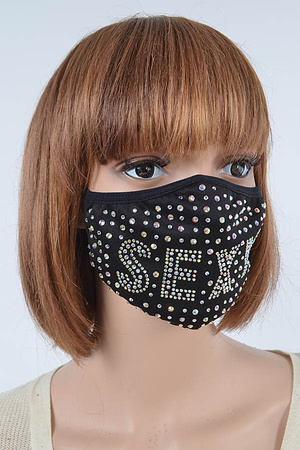 Sexy Rhinestone Fashion Mask