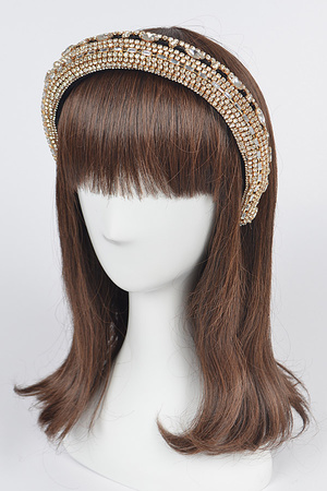 Rhinestone&Gemstone Headband.