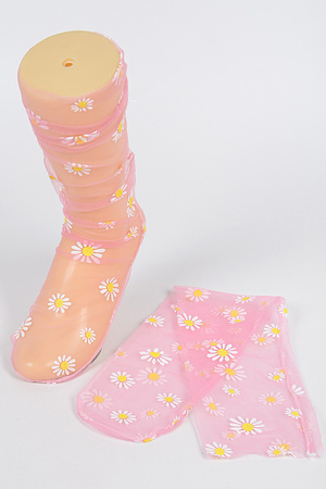 Daisy Mesh Socks