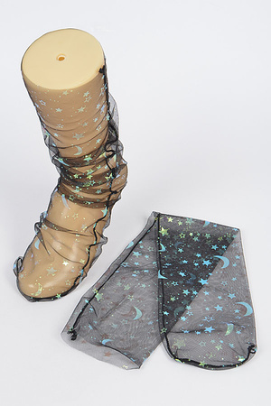 Star Mesh Socks