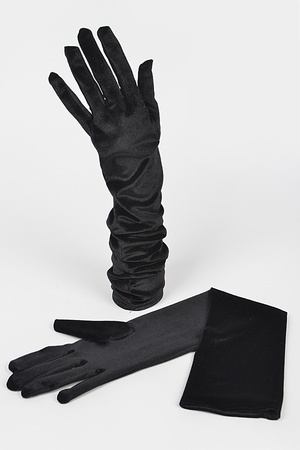 Long Velvet Gloves