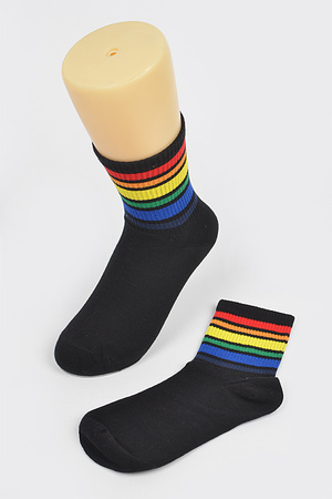 Rainbow Stripe Socks