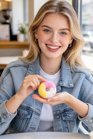 Donut Crispy Balls Squishy Fidget Toy