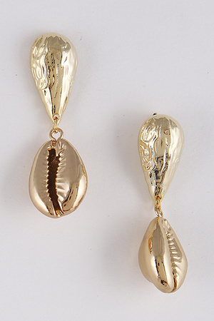 Metal Seashell Earrings 9ACB9