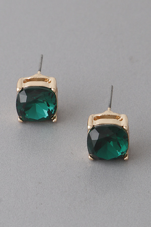 Rhinestone Stud Earrings