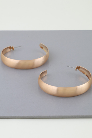 Hollow Thin Open Hoop Earrings