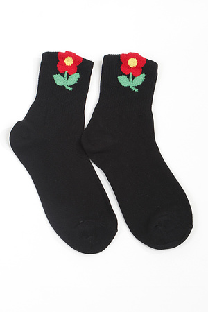 Dangling Flower Socks