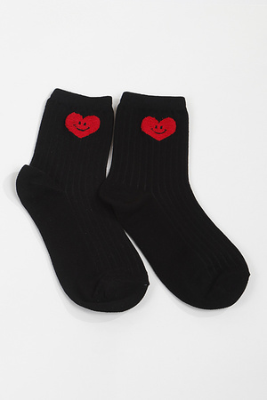 Smiley Heart Socks
