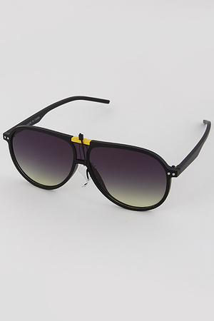 Two-Tone Colored Sunglasses