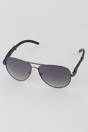 Casual Gradient Lens Aviator Sunglasses