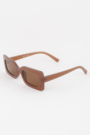 Solid Block Tinted Sunglasses