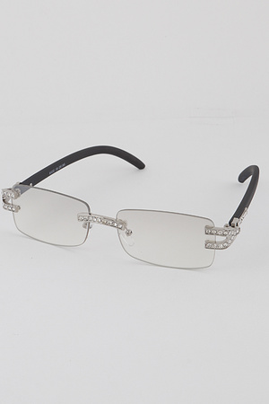 Retro Rimless Sunglasses