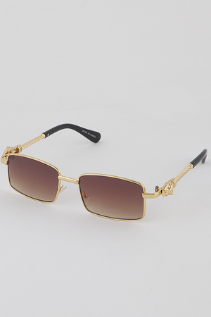 Retro Rectangular Sunglasses