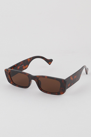 Narrow Rectangular Sunglasses