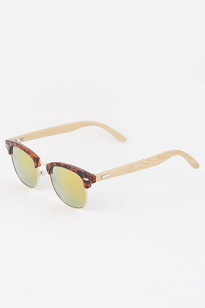 Polycarbonate Clubmaster Sunglasses