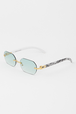 Rimless Tinted Sunglasses
