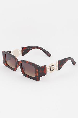 Blocky Flat Tinted Sunglases