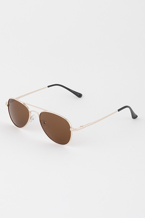 Tinted Aviator Sunglasses