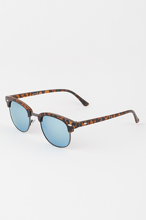 Polycarbonate Clubmaster Sunglasses
