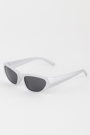 Monochrome Oval Sunglasses