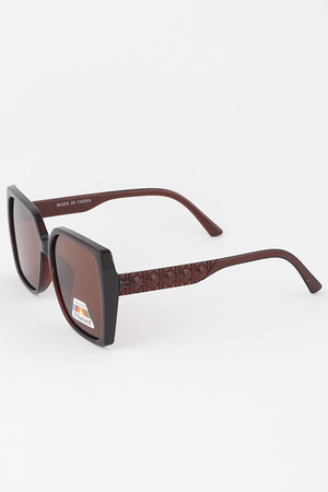 Diamond Quilt Polarized Sunglasses