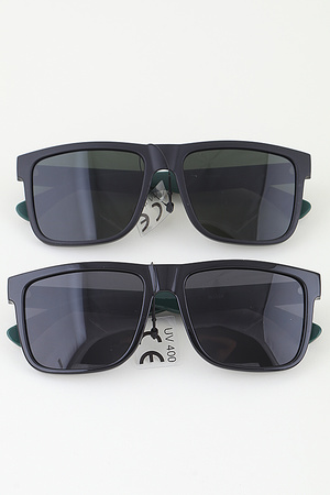 Luxury Stripe Wayfarer Sunglasses