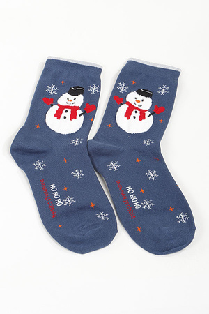 Smiley Snowman Socks