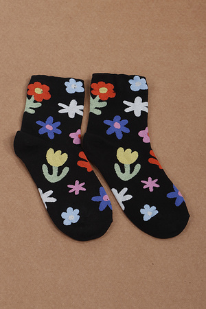 Multi Flower Socks