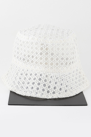 Open Lace Bucket Hat